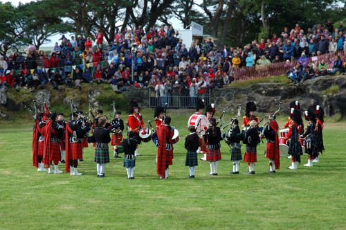 Pipe-Band, Highlandgames Portree